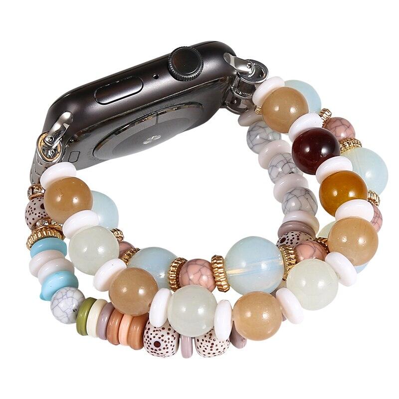 Fashion Beads Apple Watch Band - arleathercraft