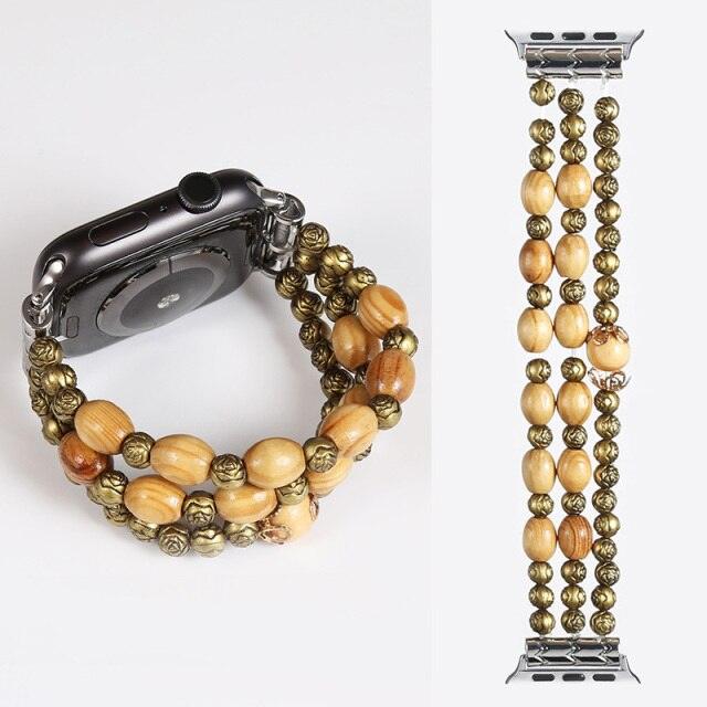 Fashion Beads Apple Watch Band - arleathercraft