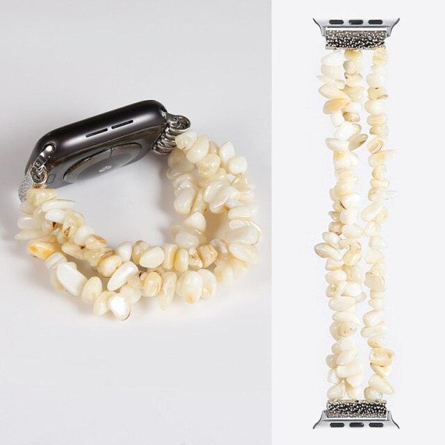 Fashion Beads Apple Watch Band - arleathercraft