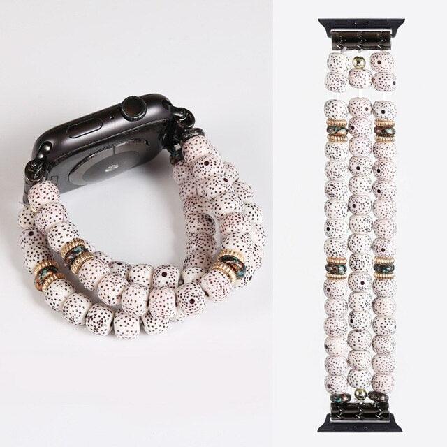 Fashion Beads Apple Watch Band - arleathercraft