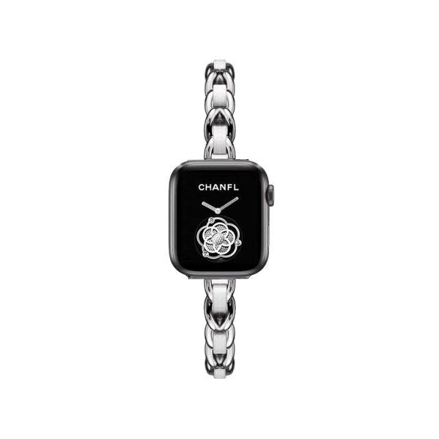 Stainless Steel Apple Watch Strap - arleathercraft