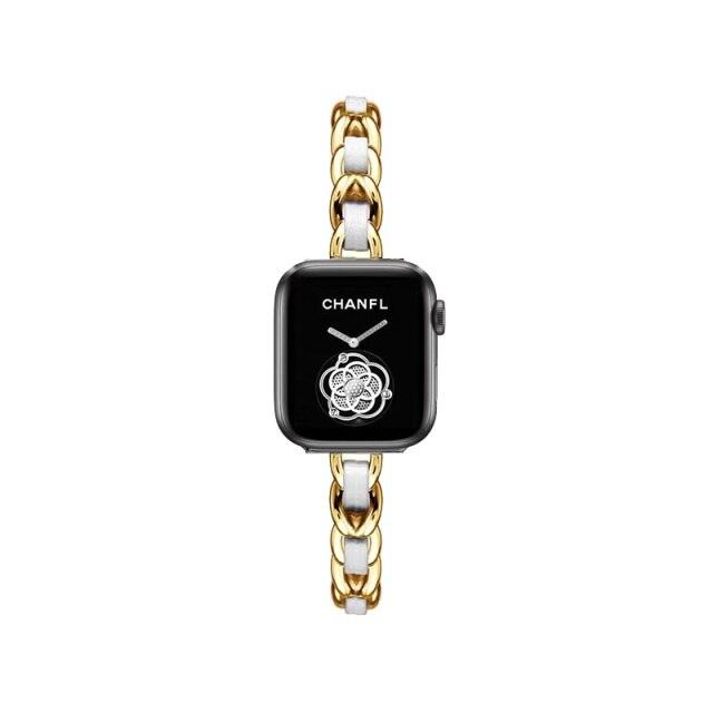 Stainless Steel Apple Watch Strap - arleathercraft