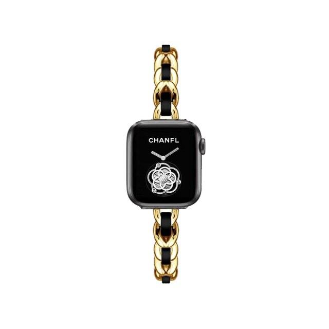 Stainless Steel Apple Watch Strap - arleathercraft