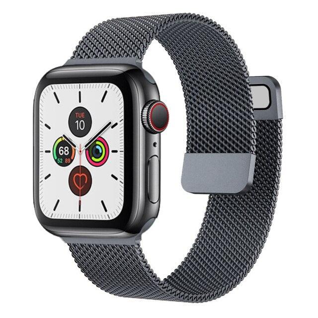 Steel Apple Watch Band - arleathercraft