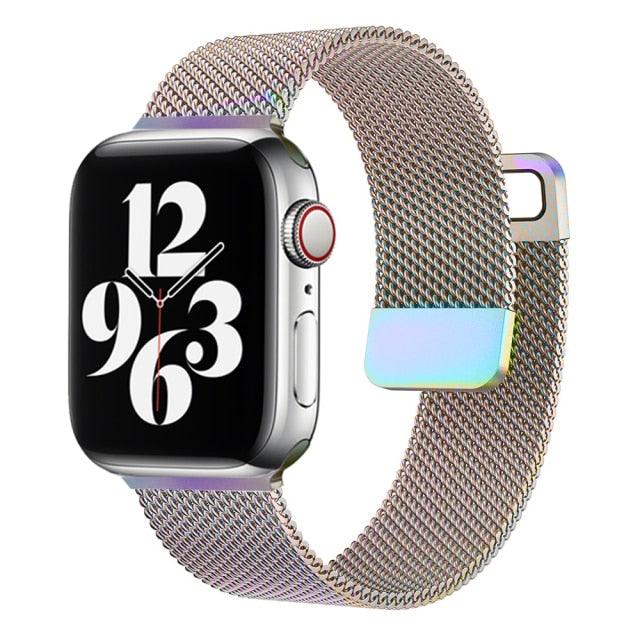Steel Apple Watch Band - arleathercraft