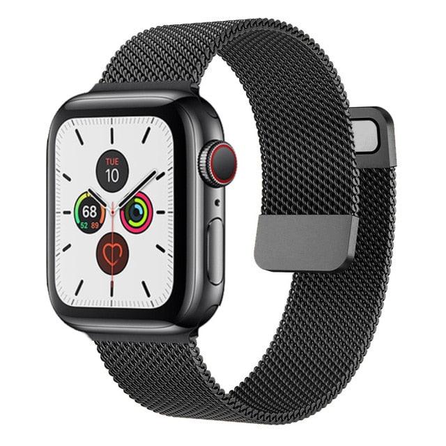 Steel Apple Watch Band - arleathercraft