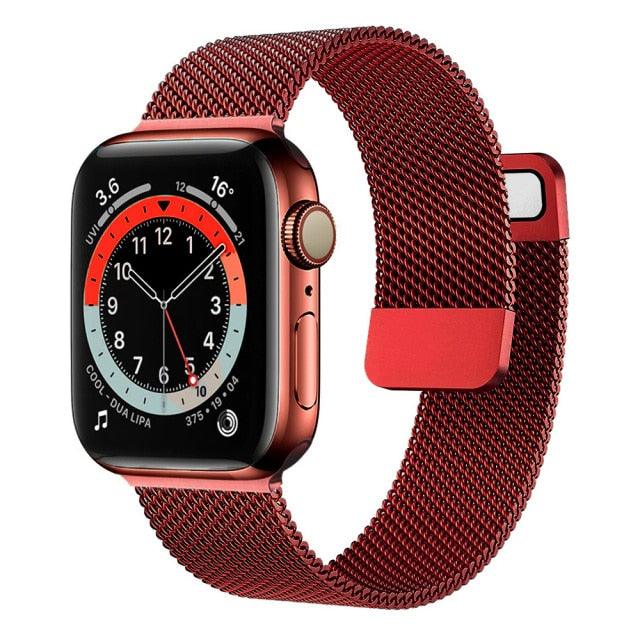 Steel Apple Watch Band - arleathercraft
