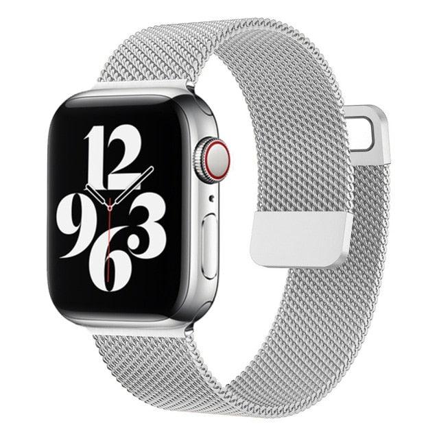 Steel Apple Watch Band - arleathercraft