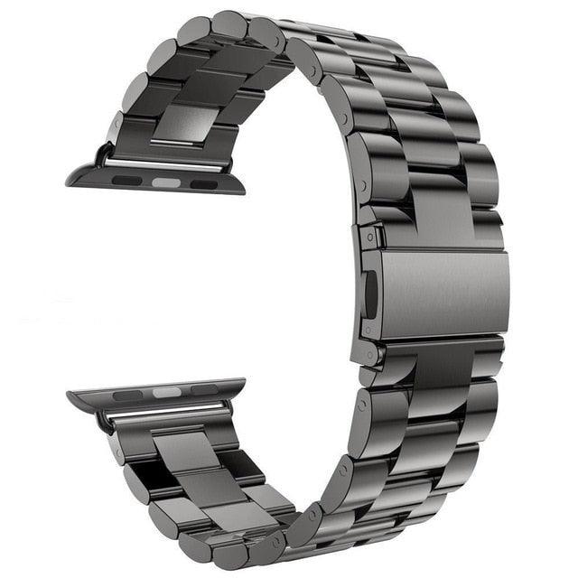 Steel Apple Watch Band - arleathercraft