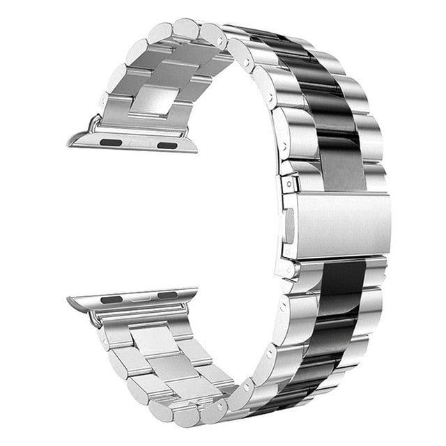 Steel Apple Watch Band - arleathercraft