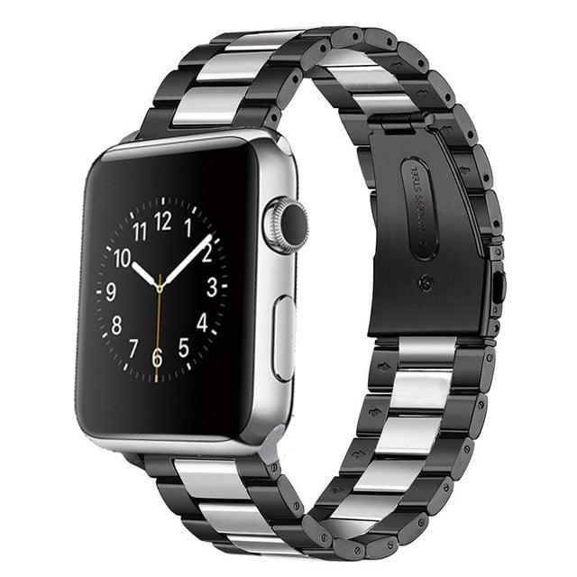 Steel Apple Watch Band - arleathercraft