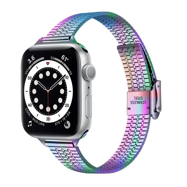 Steel Apple Watch Band - arleathercraft