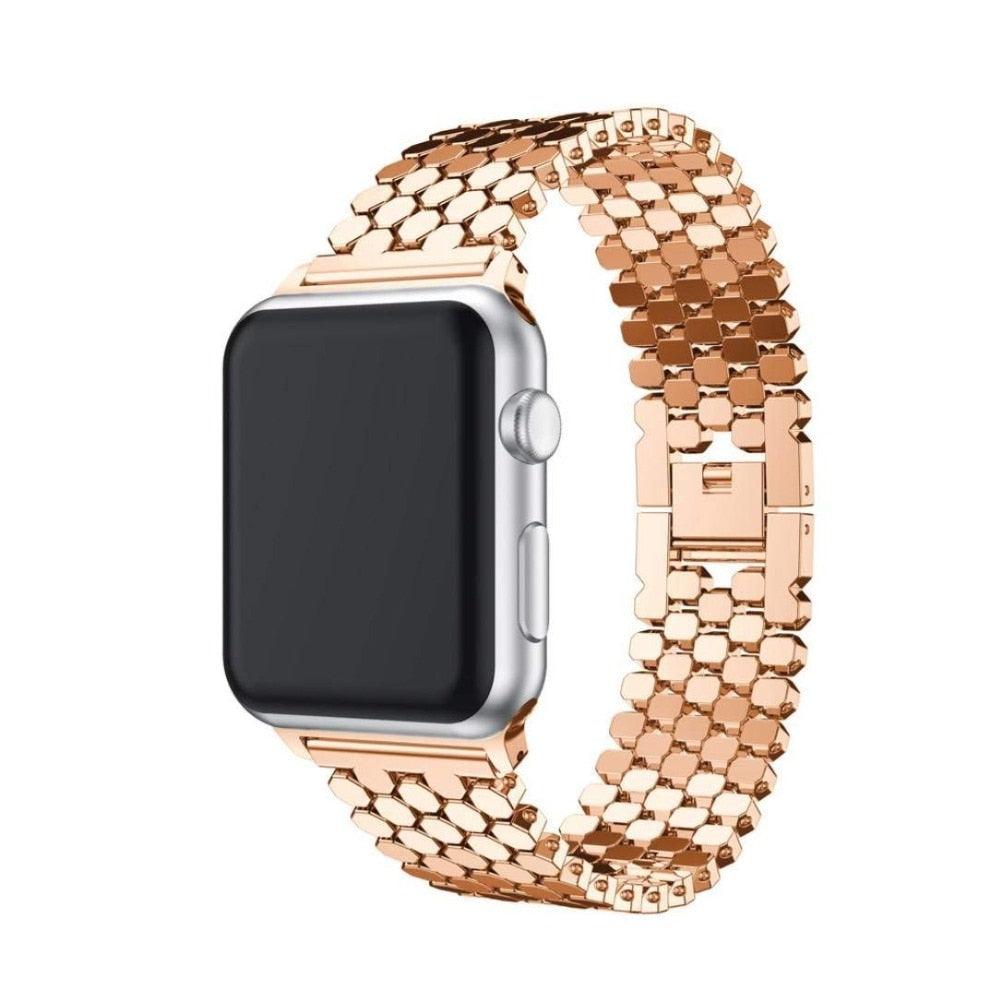 Stainless Steel Apple Watch Strap - arleathercraft