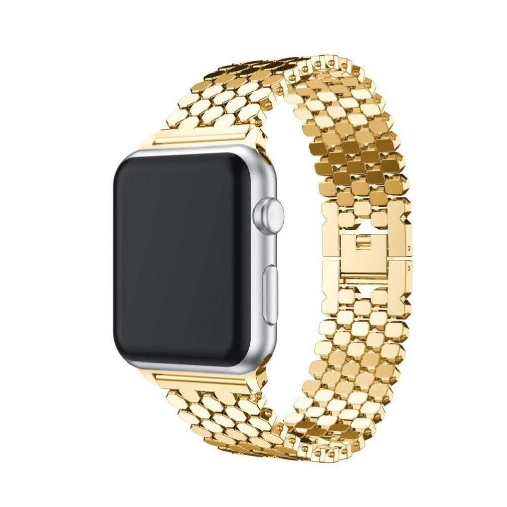 Stainless Steel Apple Watch Strap - arleathercraft