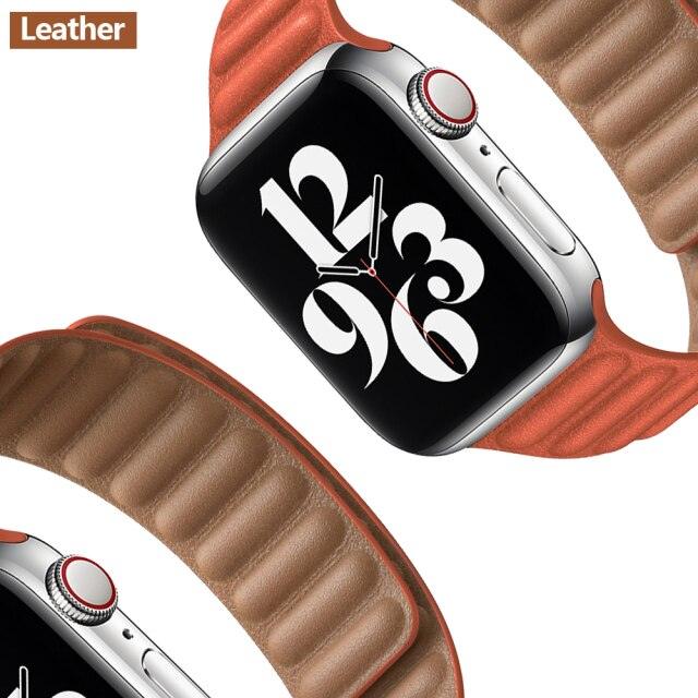 Leather Apple Watch Band - arleathercraft