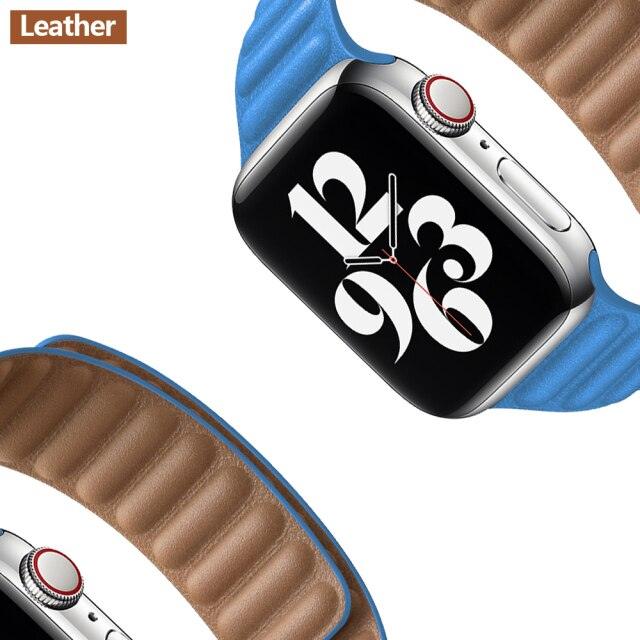 Leather Apple Watch Band - arleathercraft