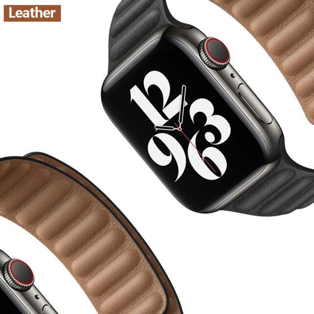 Leather Apple Watch Band - arleathercraft