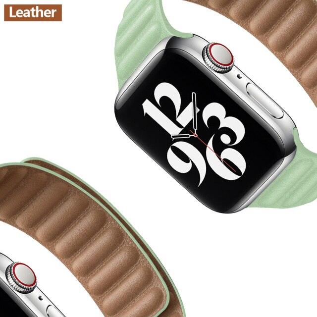 Leather Apple Watch Band - arleathercraft