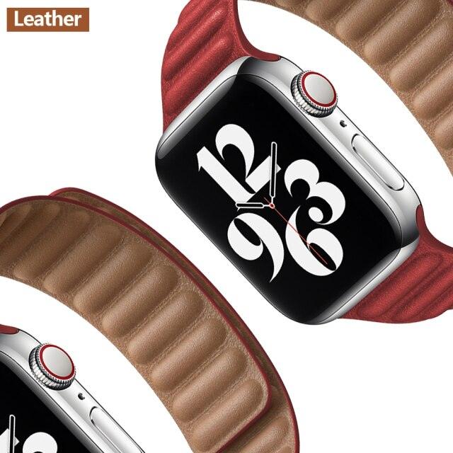 Leather Apple Watch Band - arleathercraft