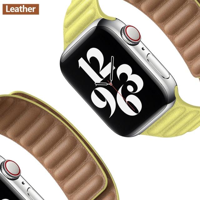 Leather Apple Watch Band - arleathercraft