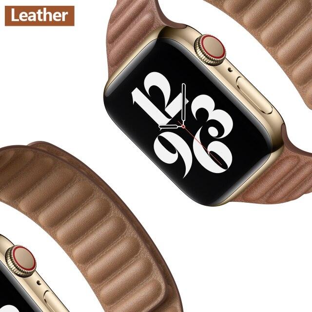 Leather Apple Watch Band - arleathercraft