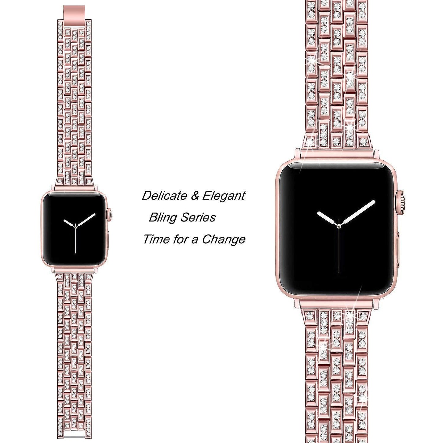 Stainless Steel Apple Watch Strap+Case - arleathercraft
