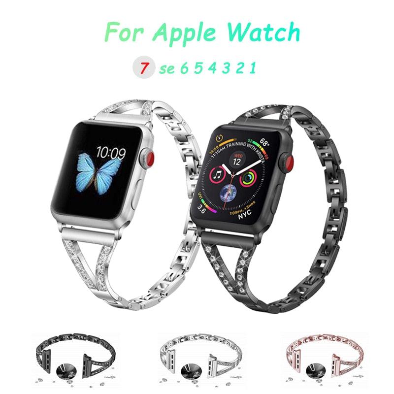 Stainless Steel Apple Watch Strap - arleathercraft
