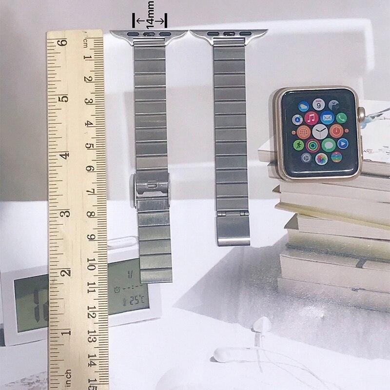 Stainless Steel Apple Watch Strap - arleathercraft