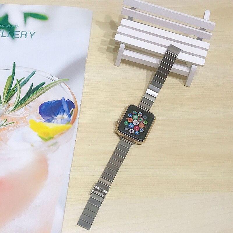 Stainless Steel Apple Watch Strap - arleathercraft