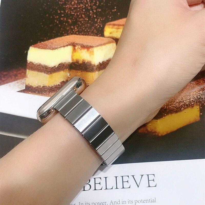 Stainless Steel Apple Watch Strap - arleathercraft