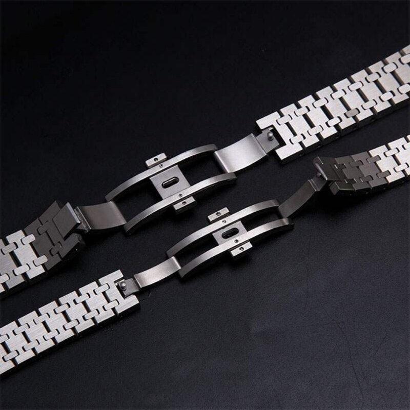 Stainless Steel Apple Watch Strap - arleathercraft