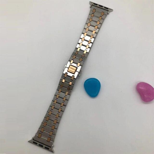 Stainless Steel Apple Watch Strap - arleathercraft