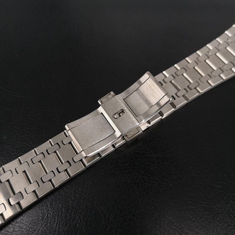 Stainless Steel Apple Watch Strap - arleathercraft