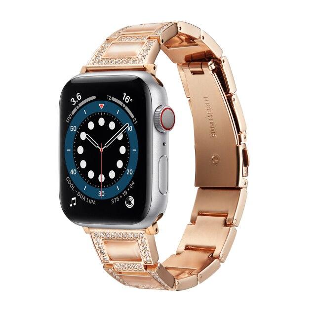 Stainless Steel Apple Watch Strap - arleathercraft