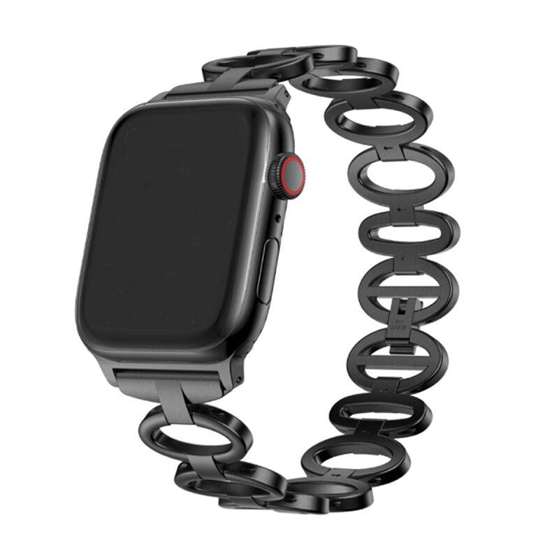Stainless Steel Apple Watch Strap - arleathercraft