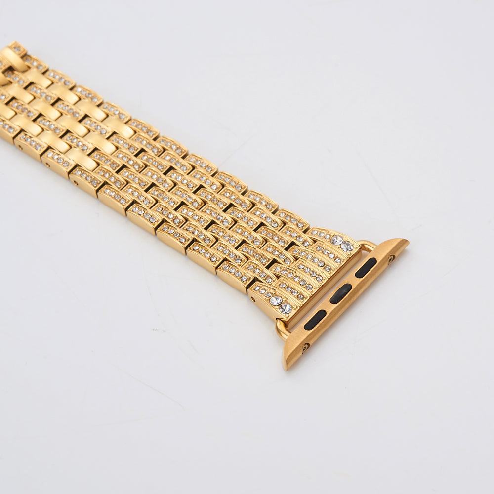 Diamond Apple Watch Band - arleathercraft