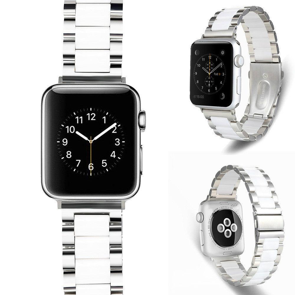 Stainless Steel Ceramic Apple Band - arleathercraft