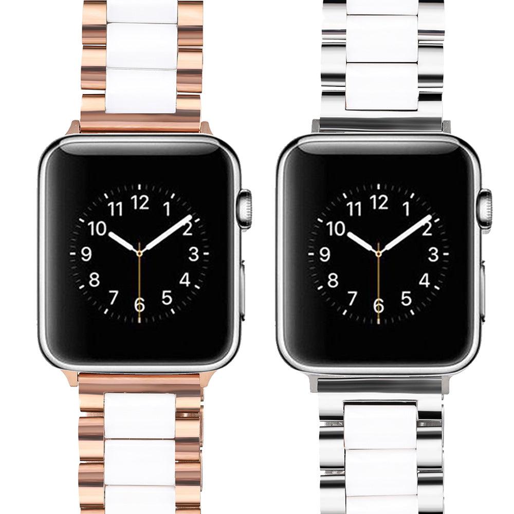 Stainless Steel Ceramic Apple Band - arleathercraft