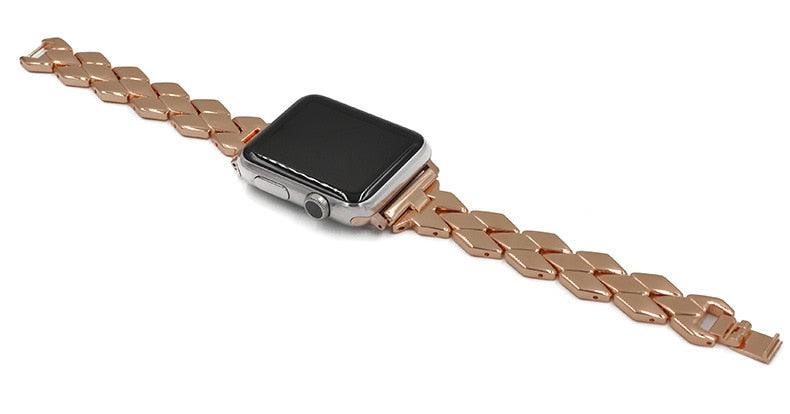 Stainless Steel Apple Watch Strap - arleathercraft