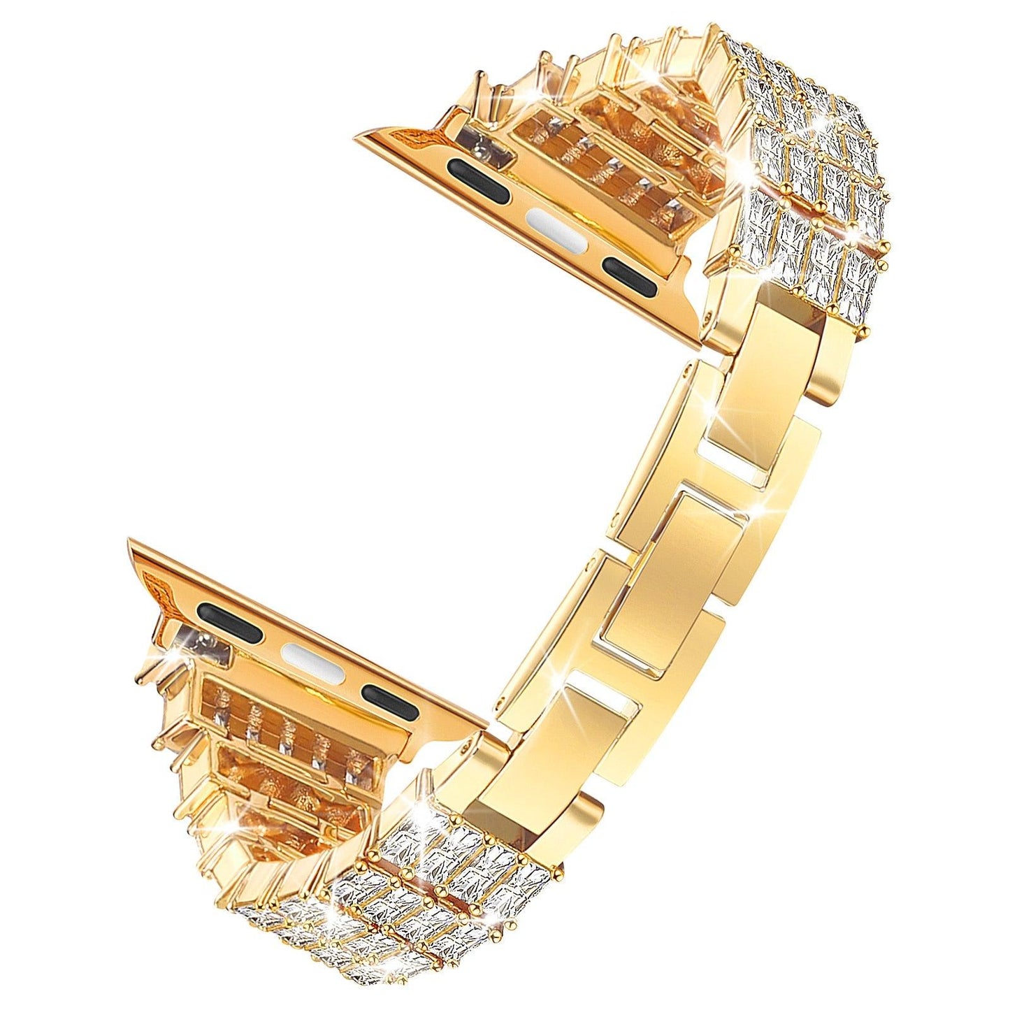 Diamond Apple Watch Band - arleathercraft