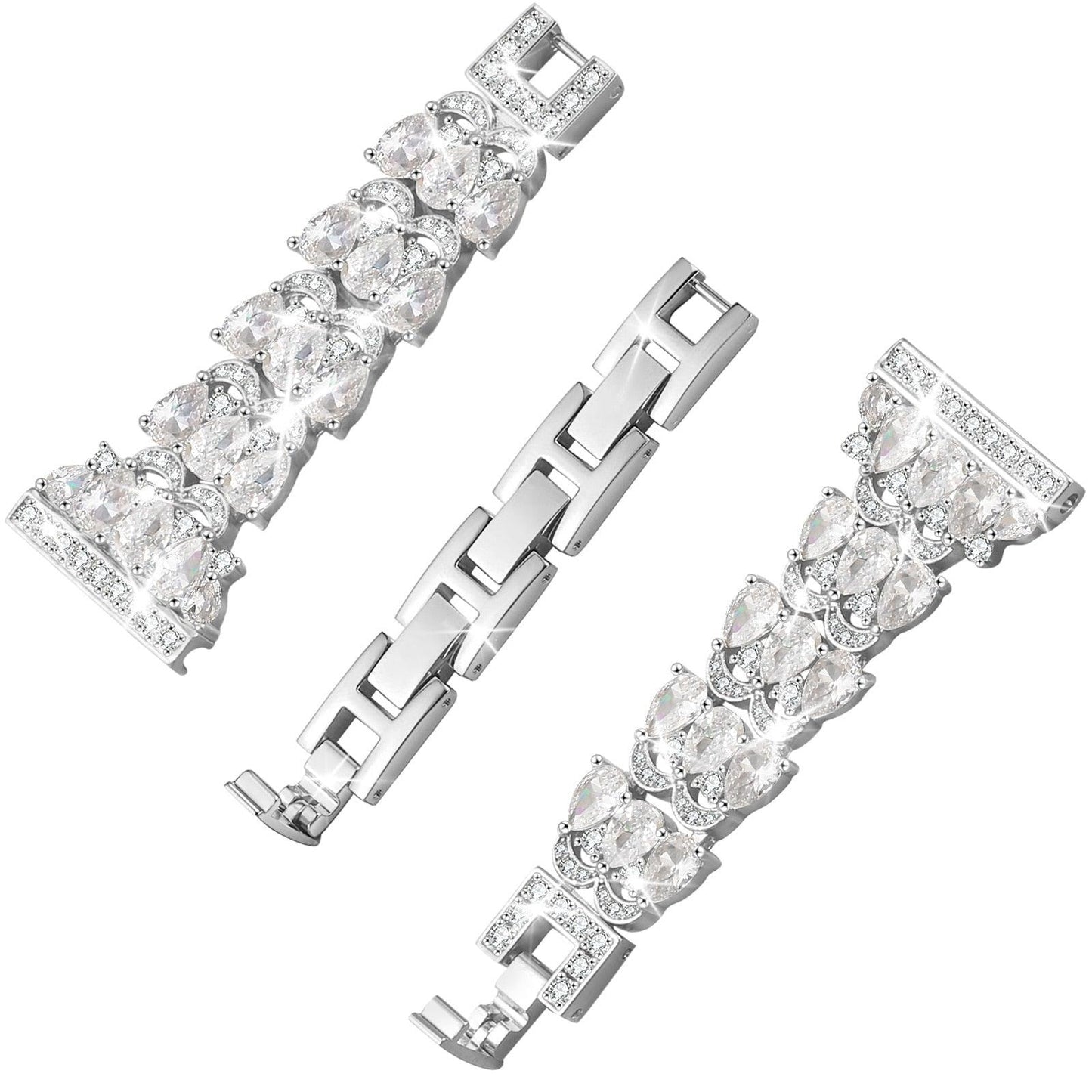 Diamond Apple Watch Band - arleathercraft