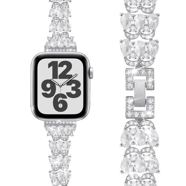 Diamond Apple Watch Band - arleathercraft