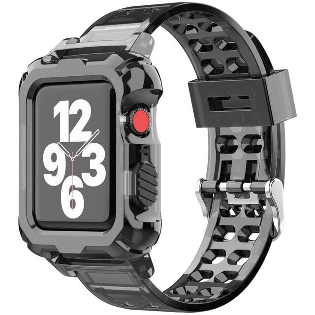 Transparent Apple Watch Band - arleathercraft