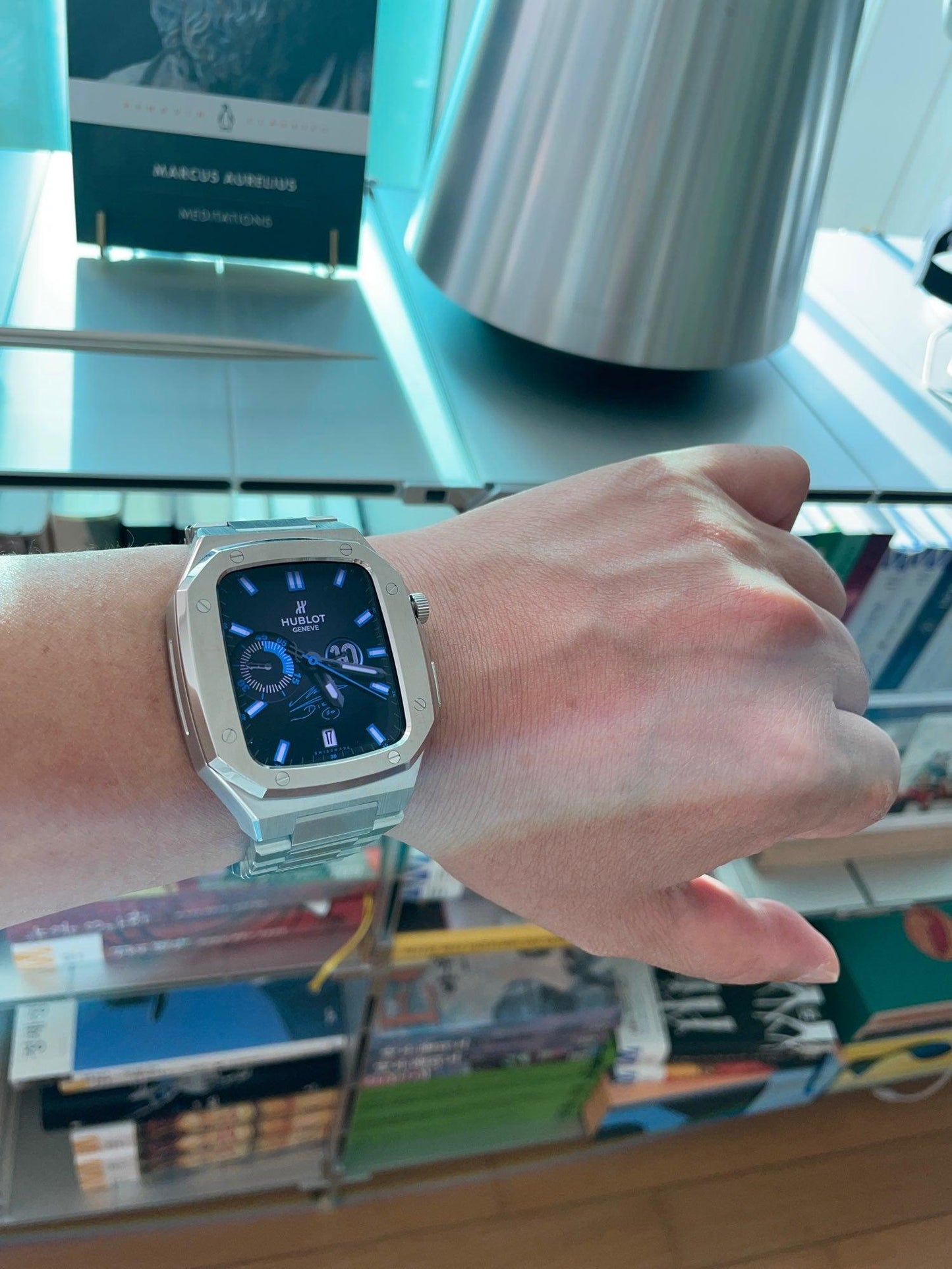 Stainless Steel Apple Watch Band - arleathercraft