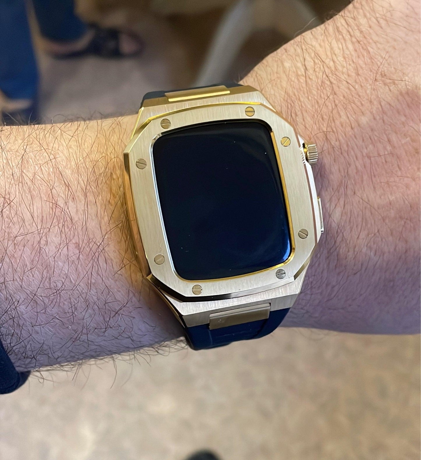 Stainless Steel Apple Watch Band - arleathercraft