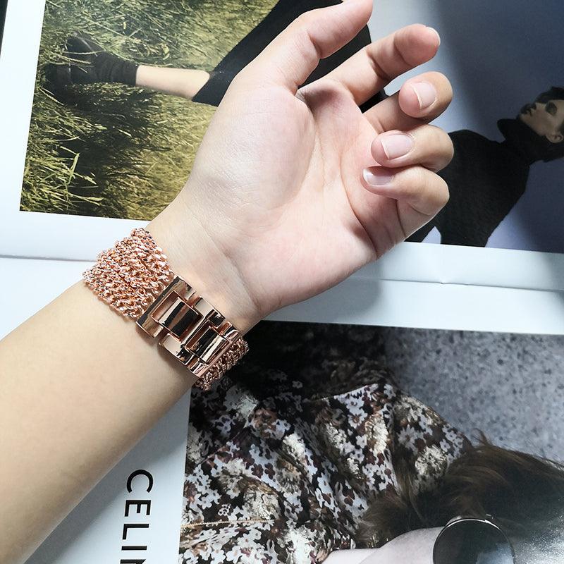 Stainless Steel Apple Watch Band - arleathercraft