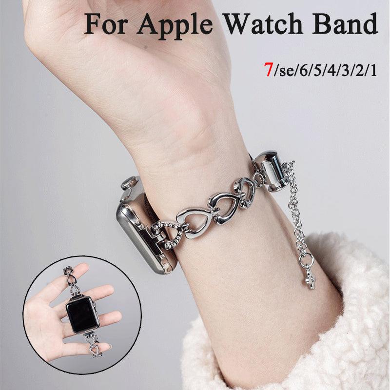 Stainless Steel Apple Watch Band - arleathercraft