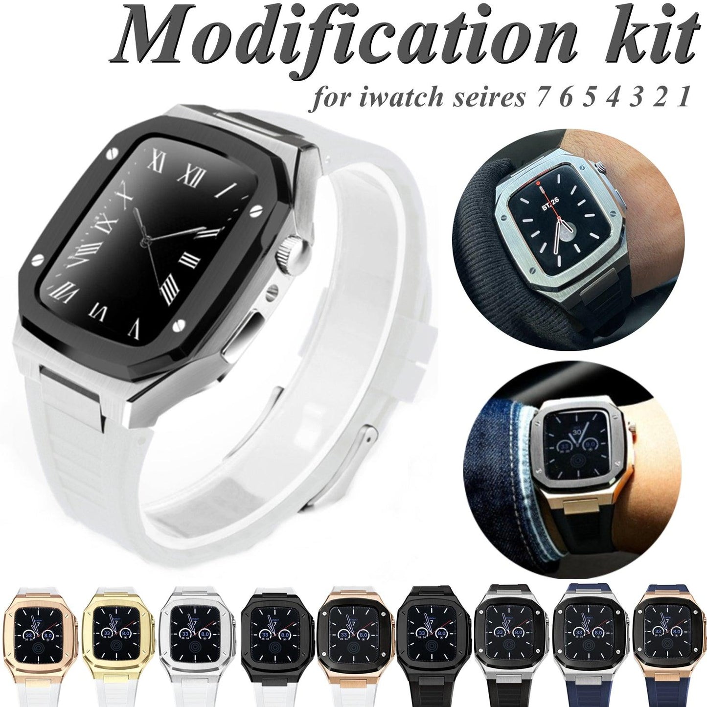 Stainless Steel Apple Watch Band - arleathercraft