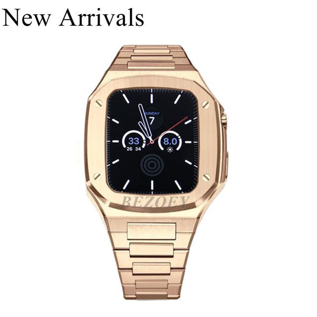 Stainless Steel Apple Watch Band - arleathercraft