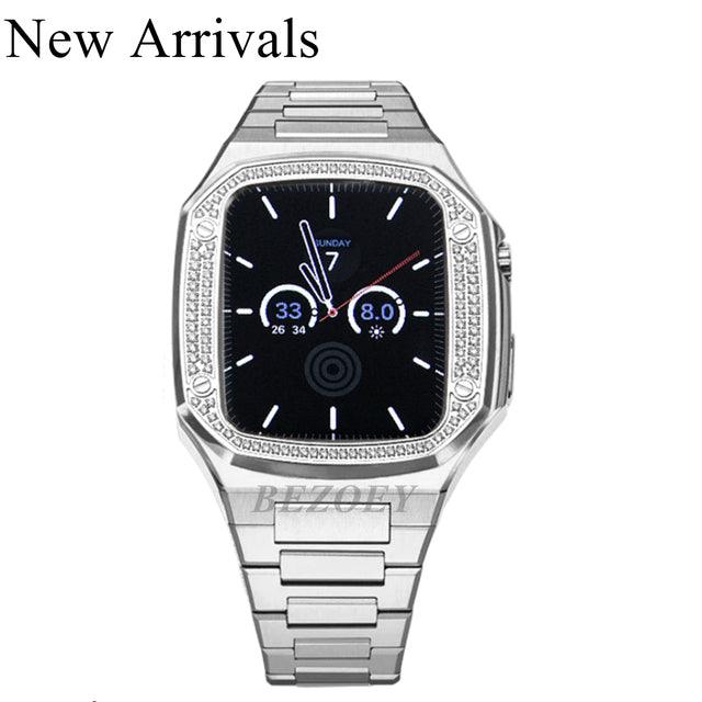 Stainless Steel Apple Watch Band - arleathercraft